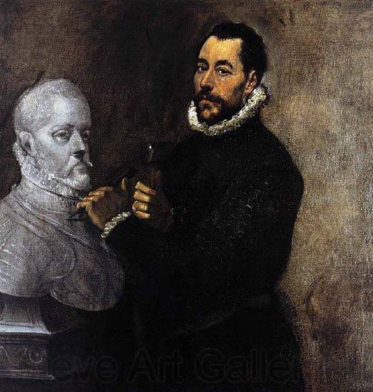 El Greco Portrait of a Sculptor Norge oil painting art